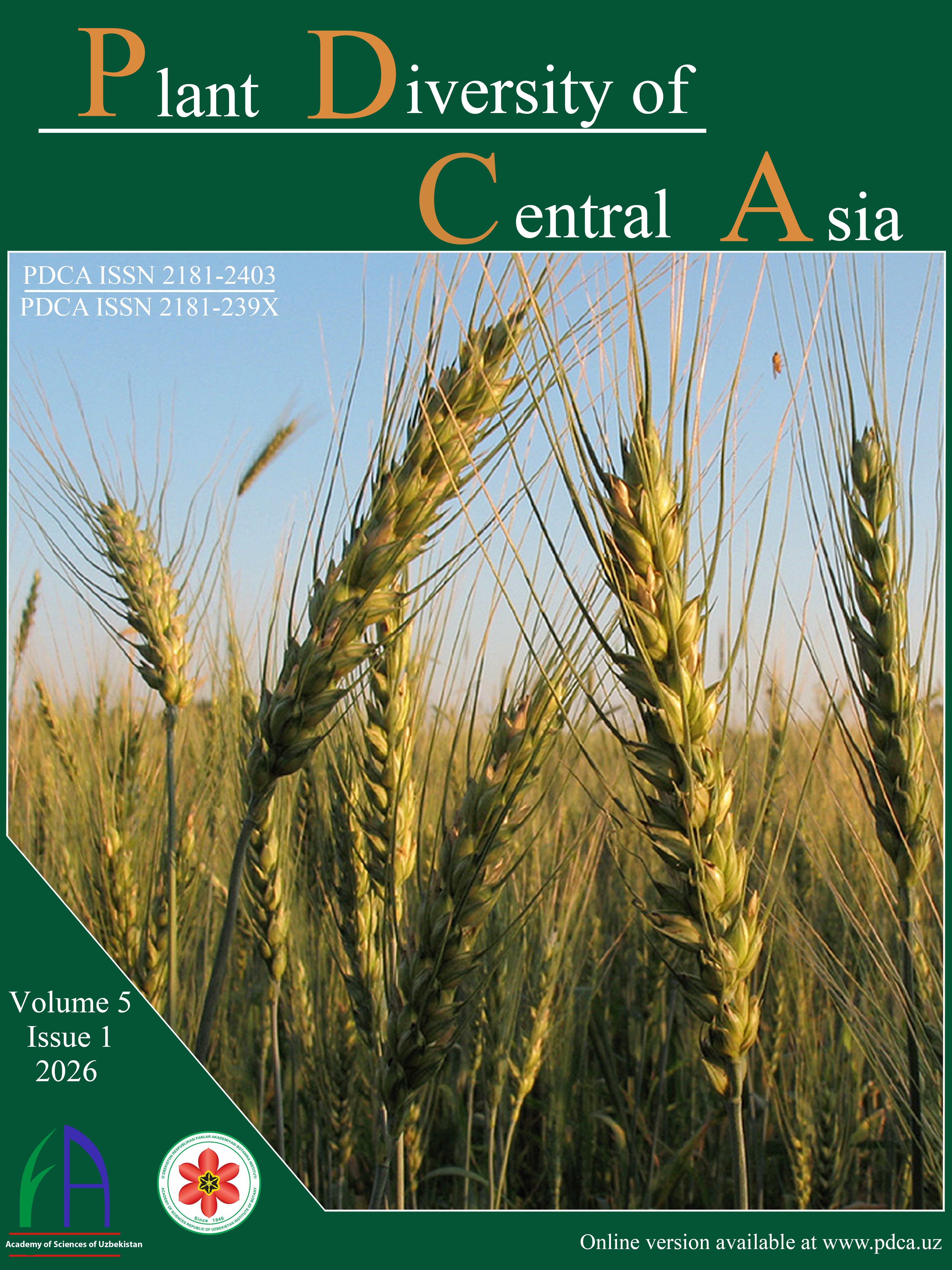 Plant Diversity of Central Asia, Vol. 5 No. 1 (2026) cover